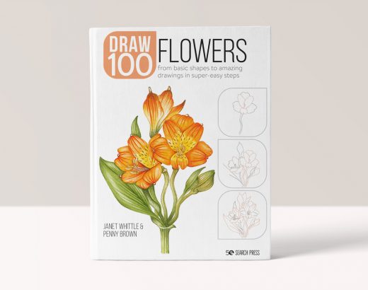 Draw 100: Flowers: From Basic Shapes to Amazing Drawings in Super-Easy Steps - Draw 100 - Janet Whittle Penny Brown