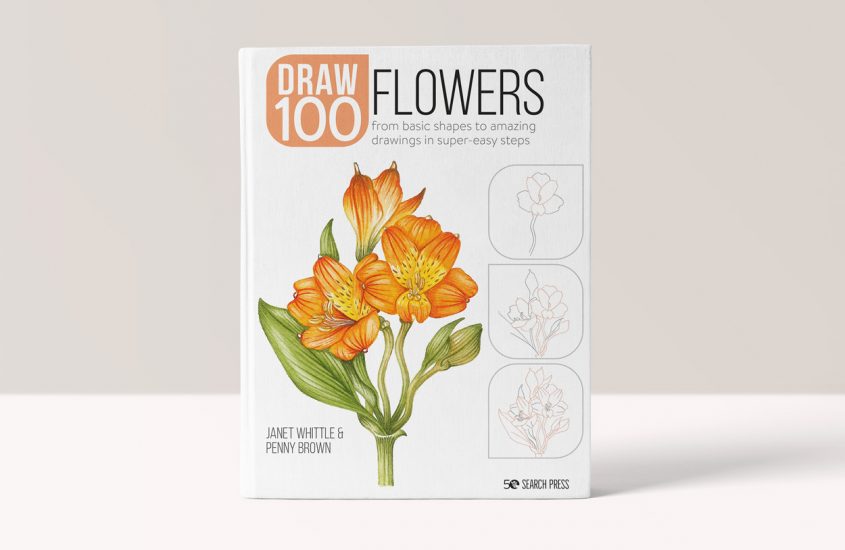 Draw 100: Flowers: From Basic Shapes to Amazing Drawings in Super-Easy Steps – Draw 100 – Janet Whittle & Penny Brown