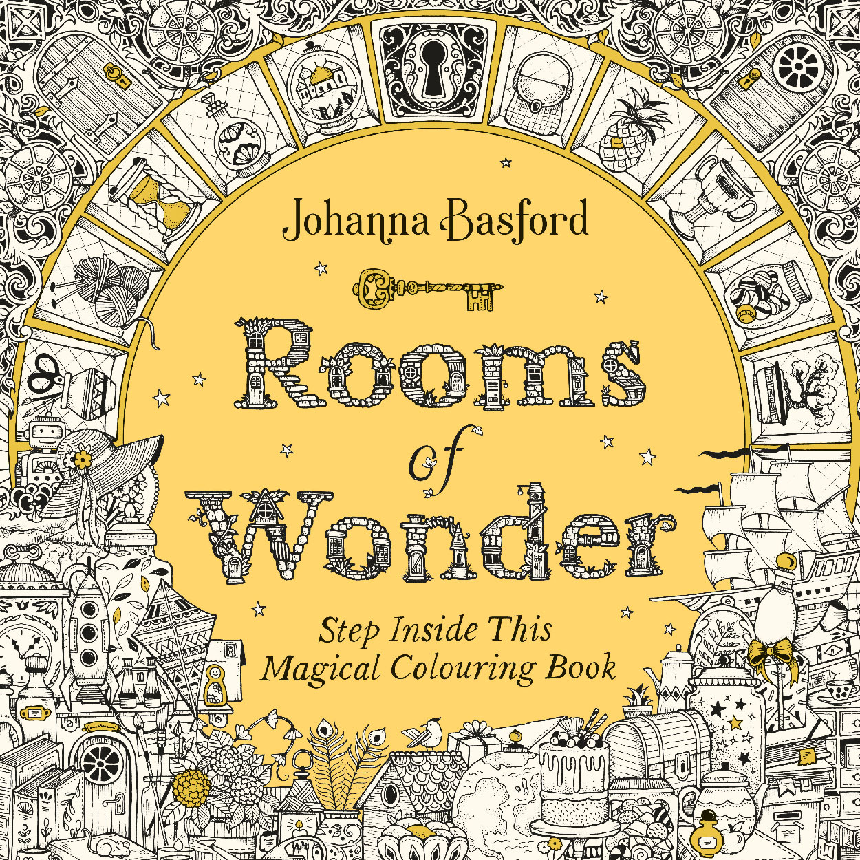 Rooms of Wonder: Step Inside this Magical Colouring Book - Johanna Basford