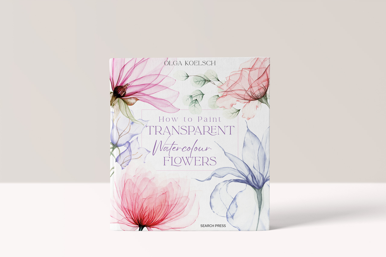 How to Paint Transparent Watercolour Flowers - Olga Koelsch