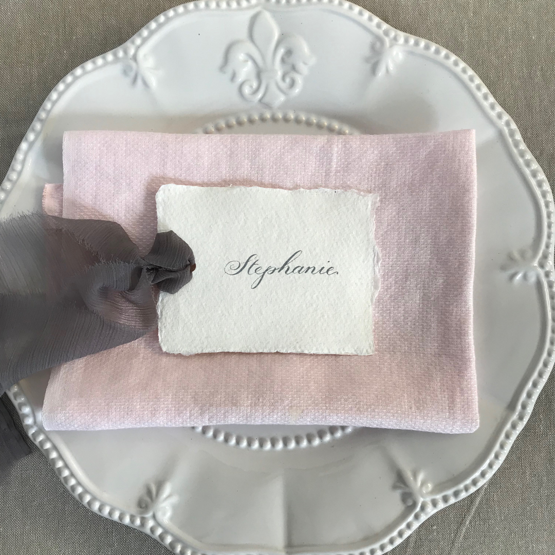 Place Card Classic Calligraphy Place Card Classic Calligraphy